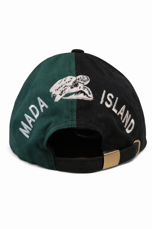 Casquette Brodé Martinique Drapeau Rouge Vert Noir