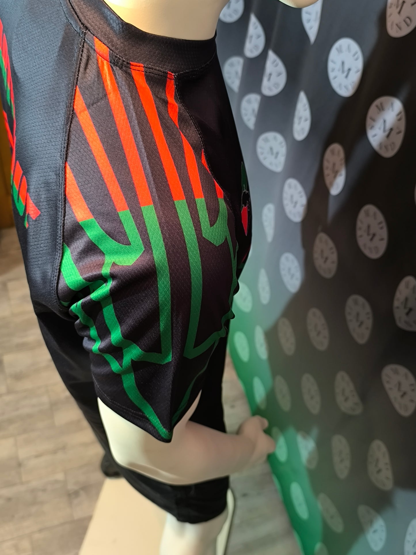 Exclusivité Maillot Football Martinique Rouge Vert Noir