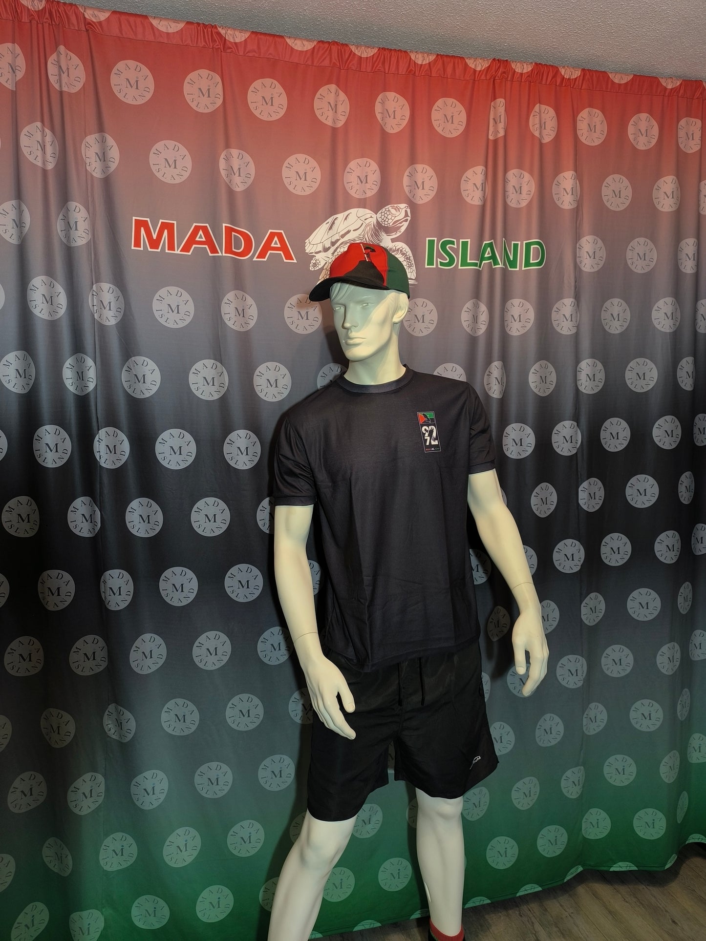 T-shirt Martinique 972 Noir ou Rouge