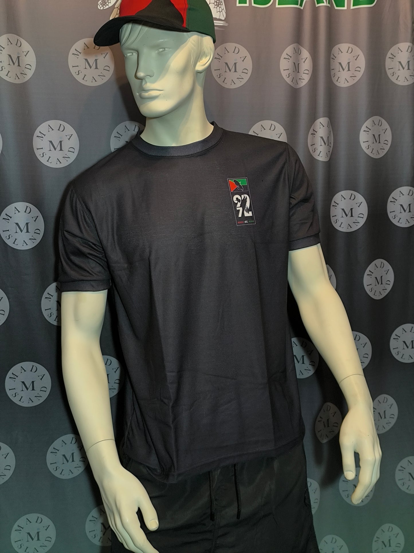 T-shirt Martinique 972 Noir ou Rouge
