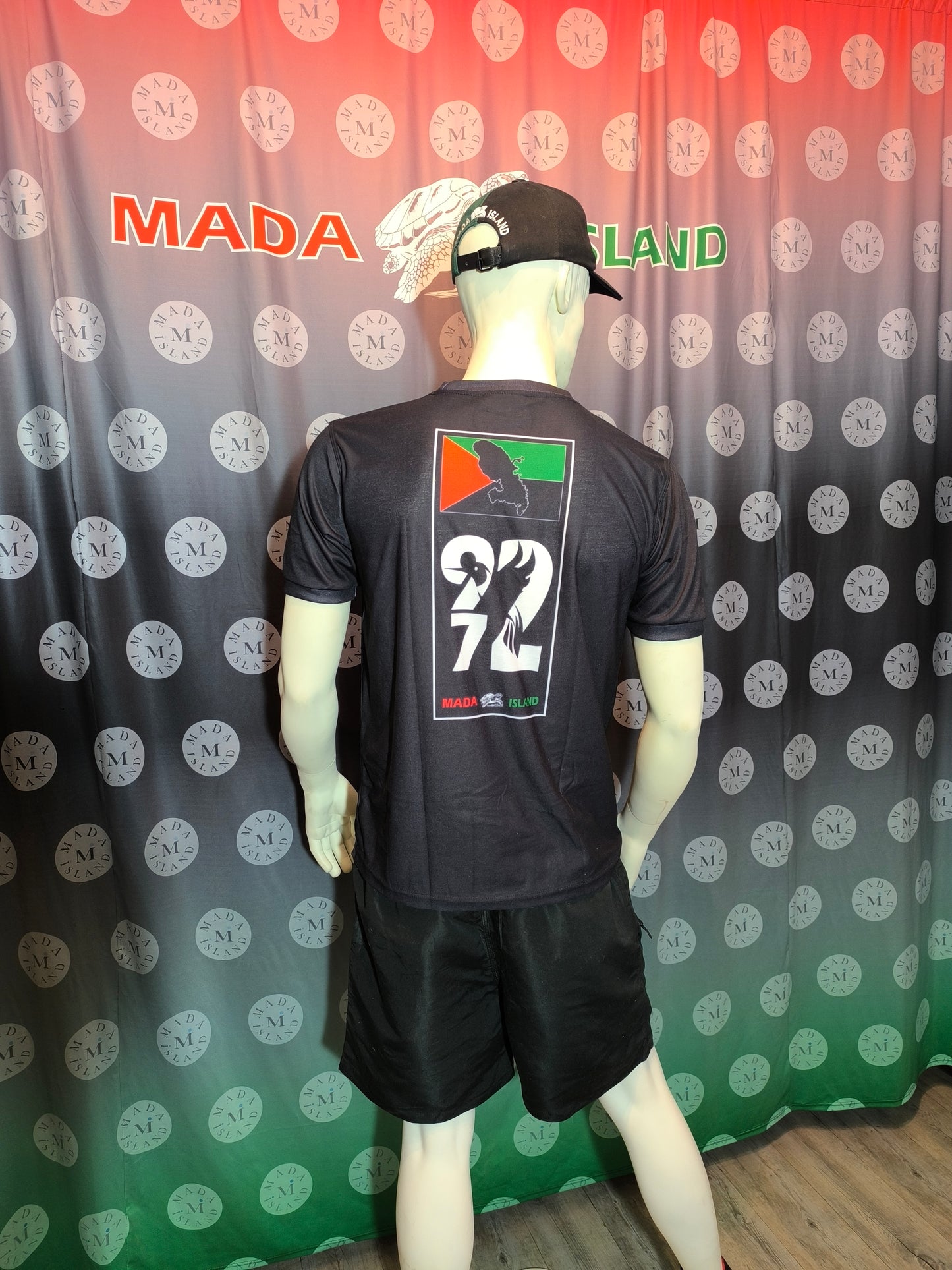 T-shirt Martinique 972 Noir ou Rouge