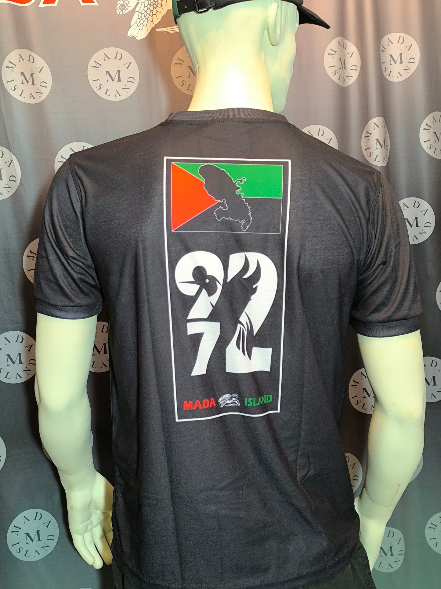 T-shirt Martinique 972 Noir ou Rouge