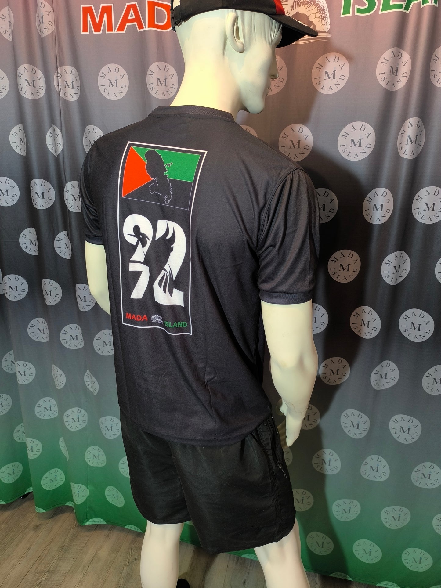 T-shirt Martinique 972 Noir ou Rouge