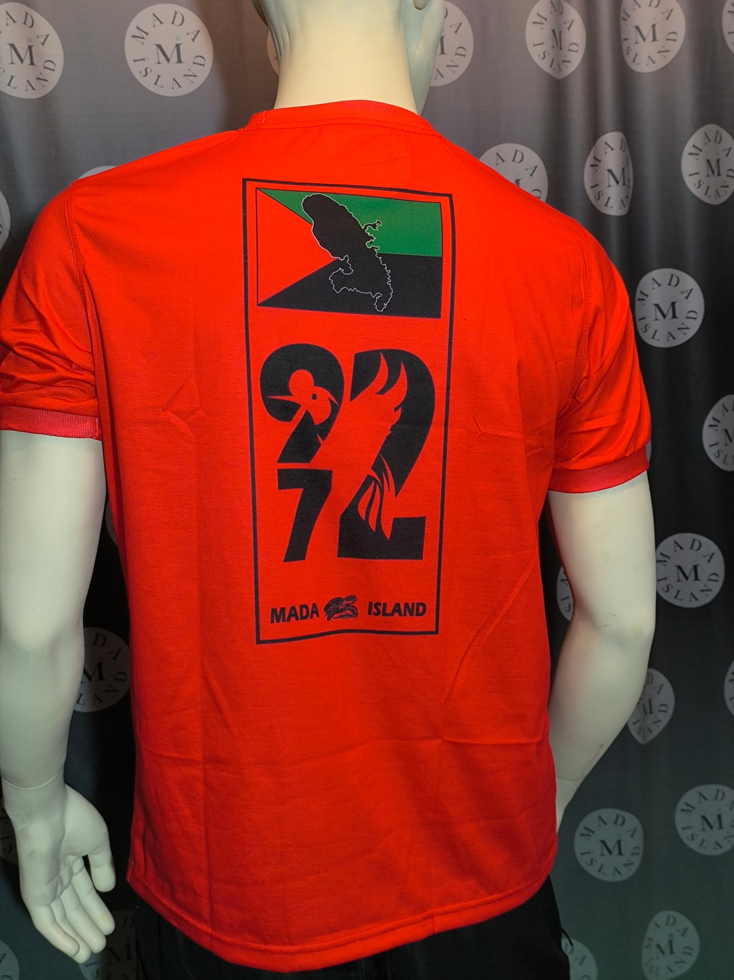 T-shirt Martinique 972 Noir ou Rouge