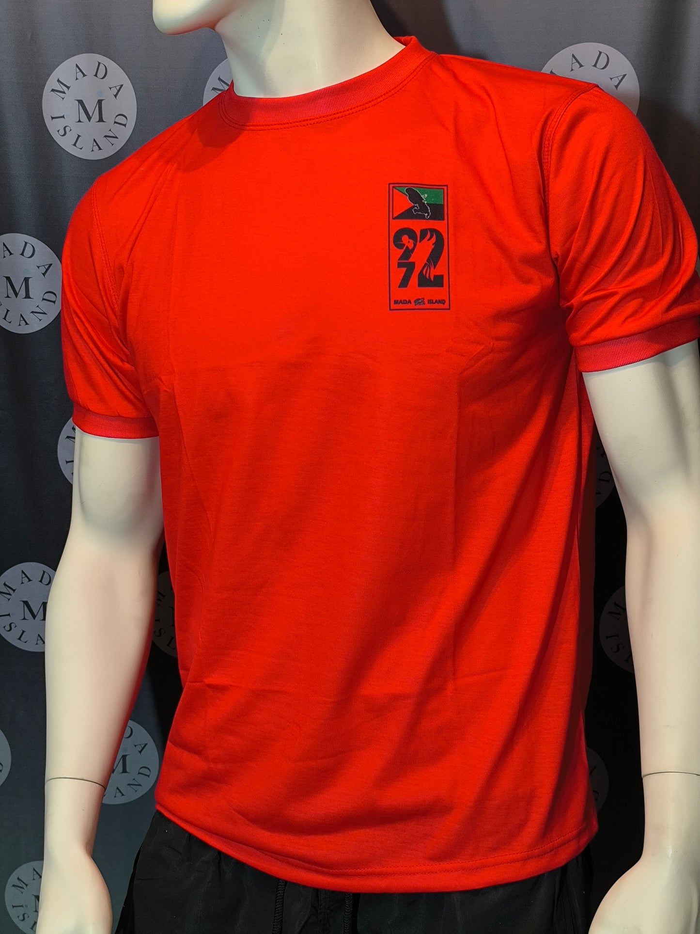 T-shirt Martinique 972 Noir ou Rouge