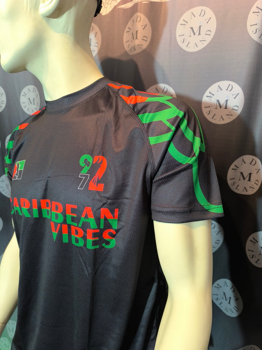 Exclusivité Maillot Football Martinique Rouge Vert Noir