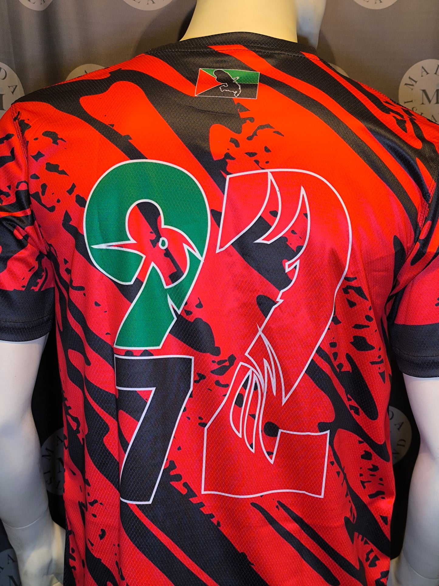 Maillot Martinique Rouge Camouflage