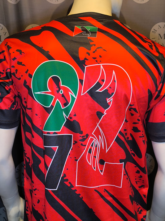 Maillot Martinique Rouge Camouflage