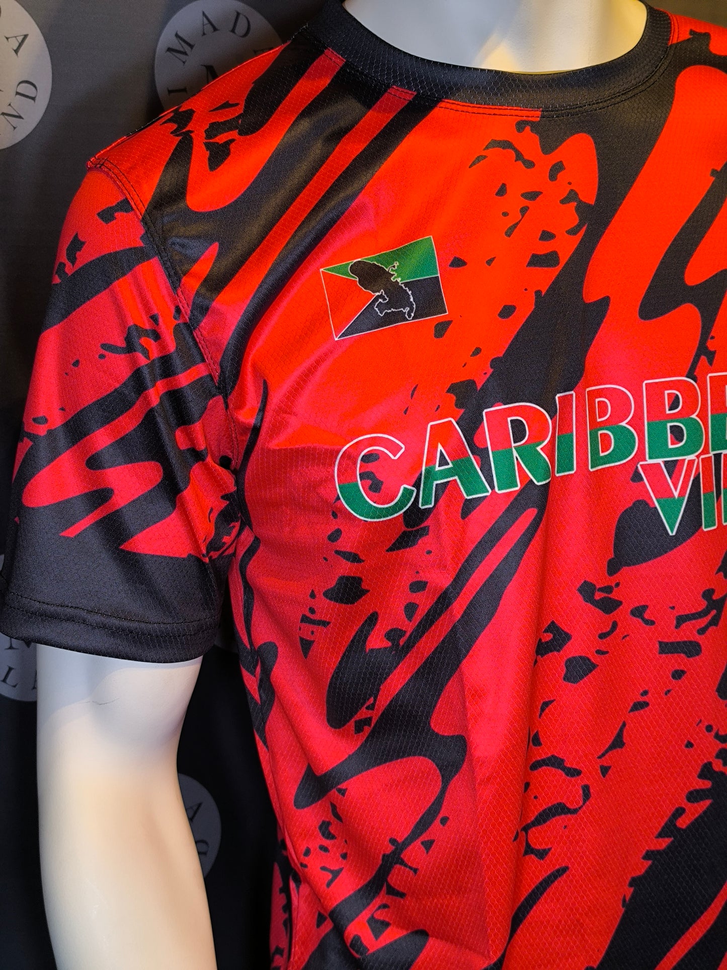 Maillot Martinique Rouge Camouflage