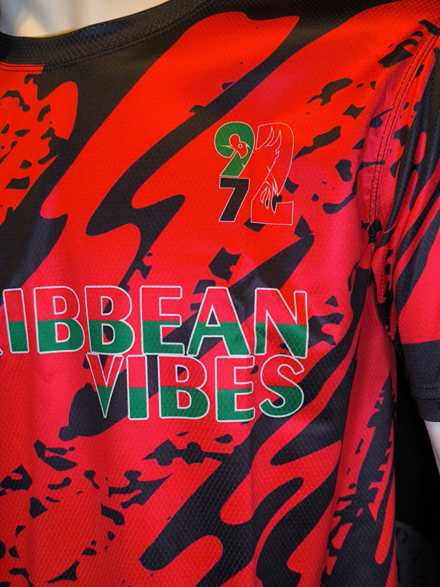 Maillot Martinique Rouge Camouflage