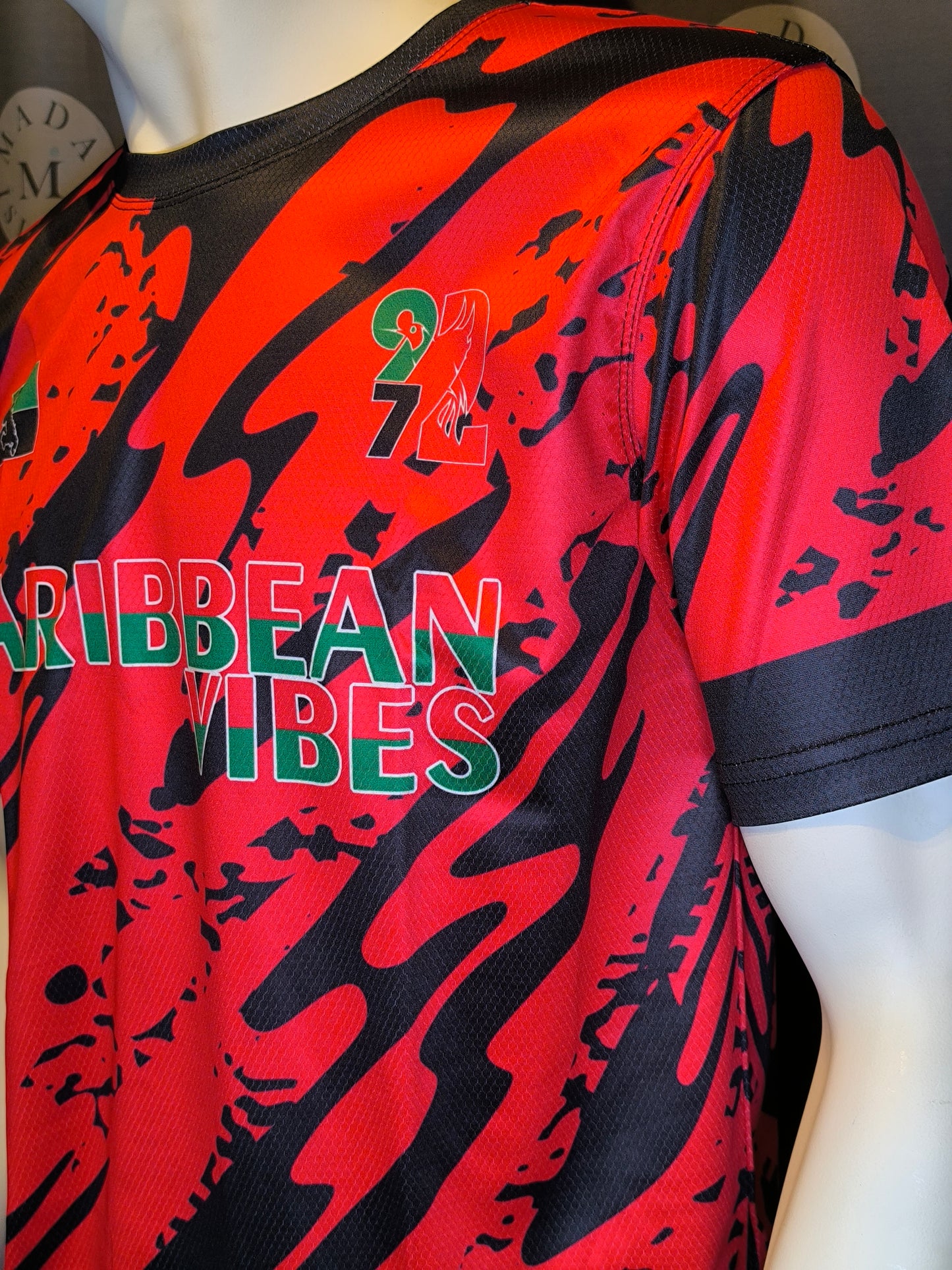 Maillot Martinique Rouge Camouflage