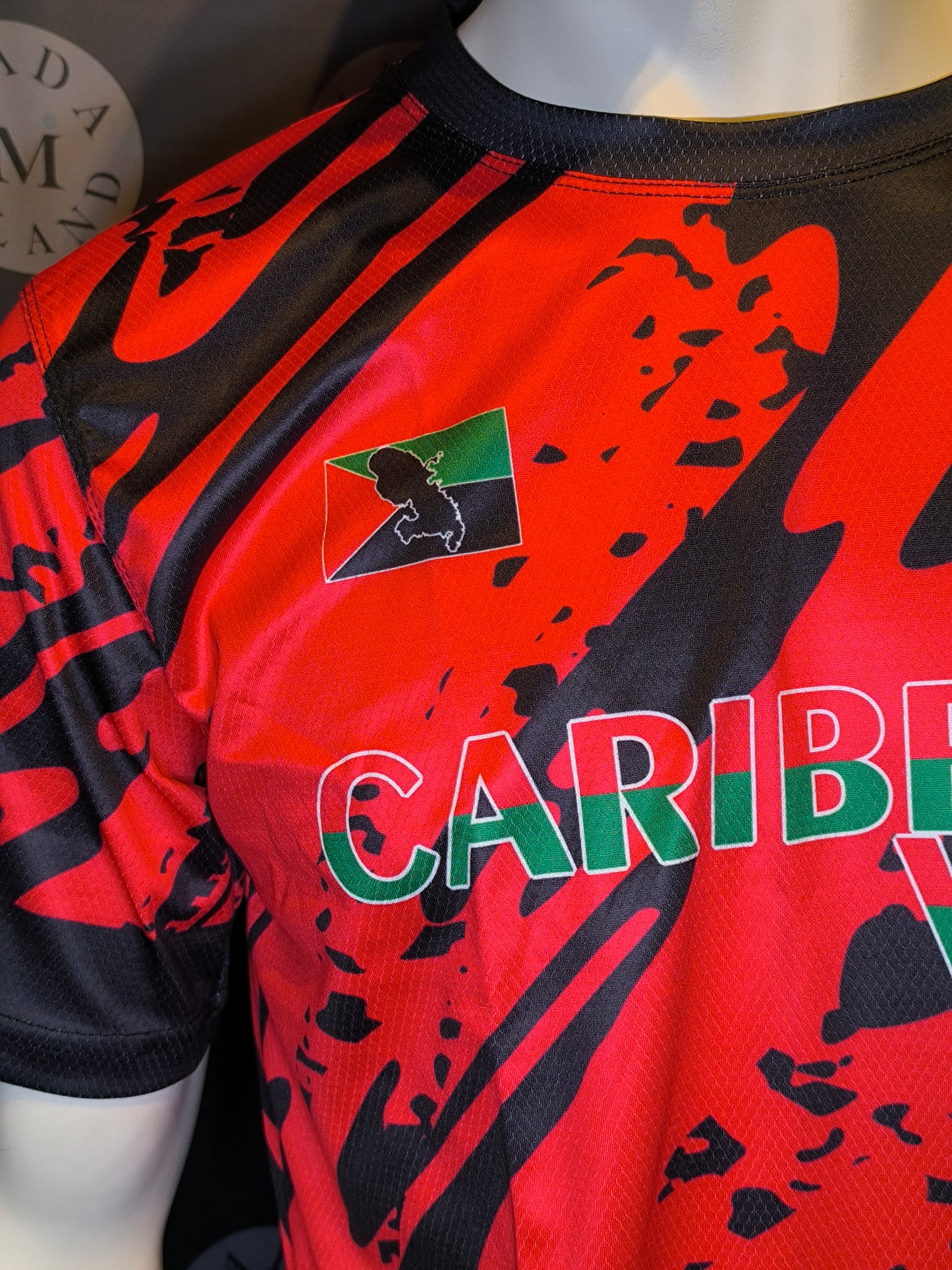 Maillot Martinique Rouge Camouflage