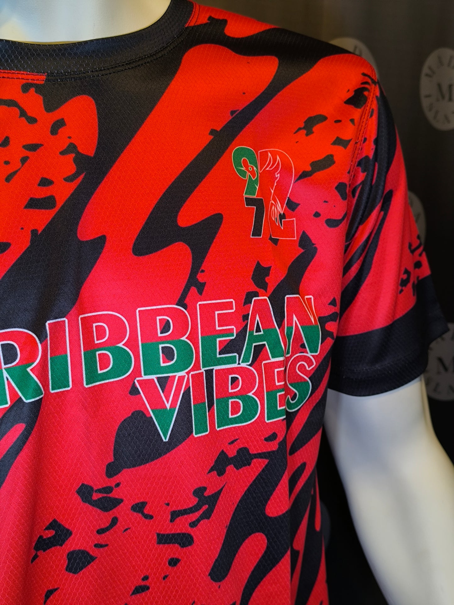 Maillot Martinique Rouge Camouflage