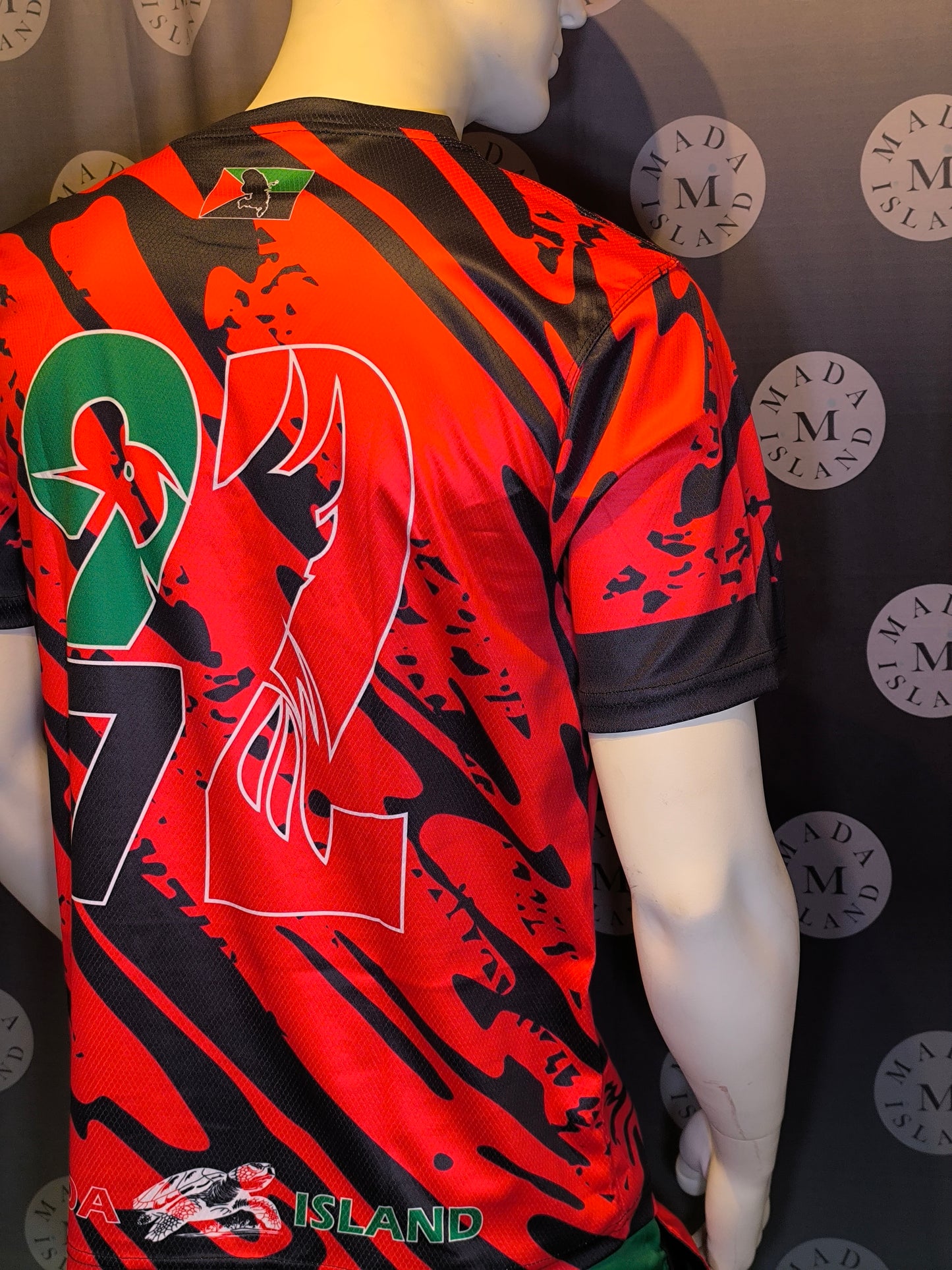 Maillot Martinique Rouge Camouflage