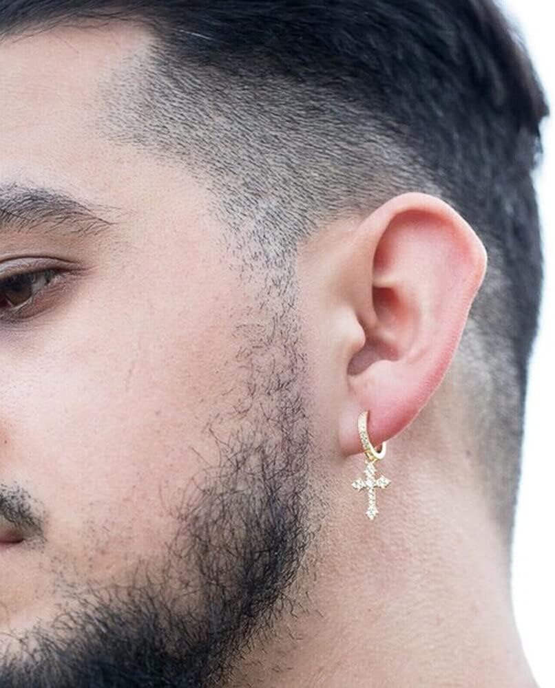 Boucles d'Oreilles avec Croix