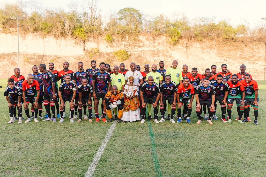 Match de gala OL Legends contre Anciennes Gloires de la Martinique lors de l'USC Football Tour 2026 au Diamant en Martinique