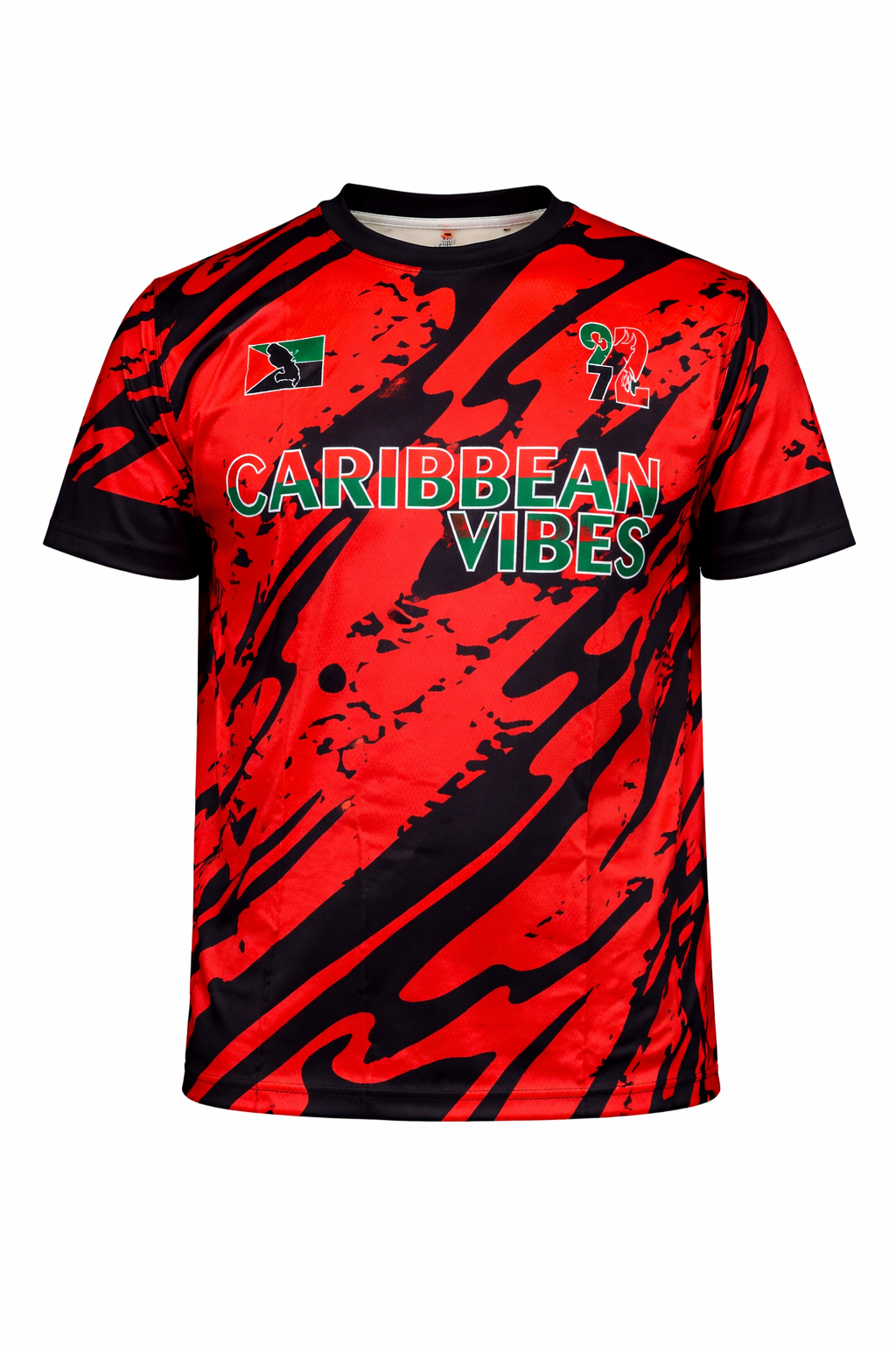 Maillot Martinique Rouge Camouflage