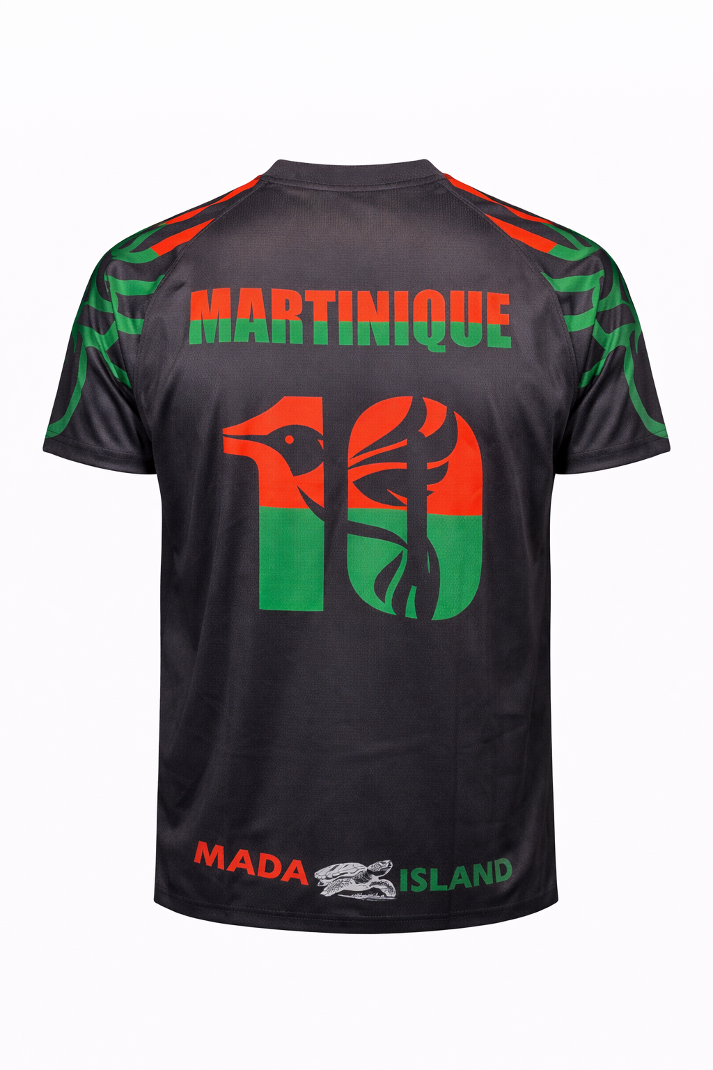 Exclusivité Maillot Football Martinique Rouge Vert Noir