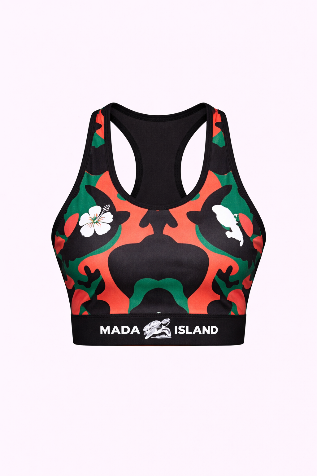 Brassiere Femme Martinique Rouge Vert Noir