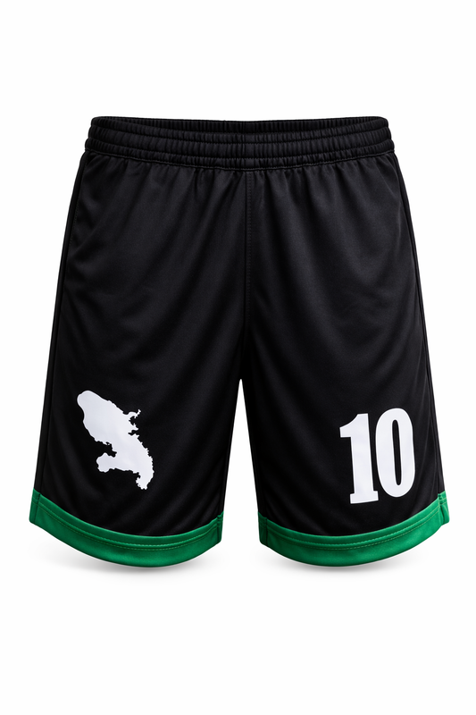 Short Seul Maillot de Football Martinique rouge vert noir