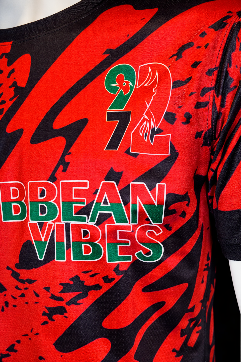 Maillot Martinique Rouge Camouflage