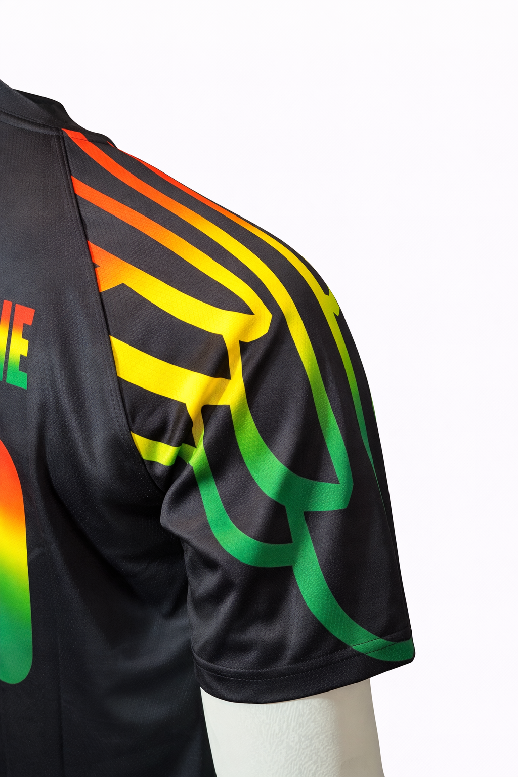 Exclusivite Maillot Football Guyane 973 Rouge Jaune Vert