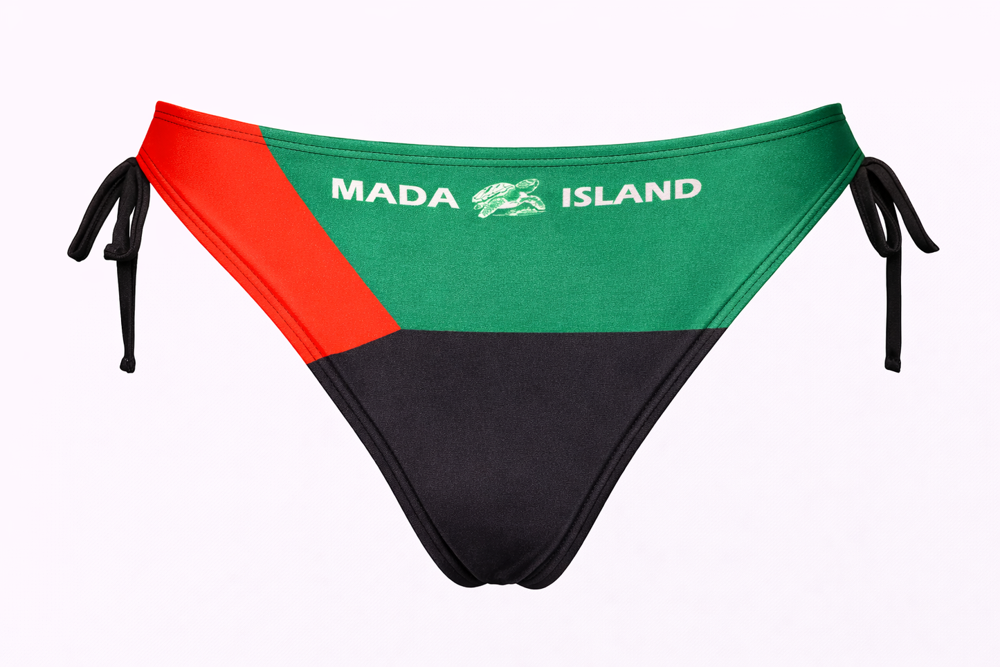 Martinique Bikini Swimsuit Red Green Black