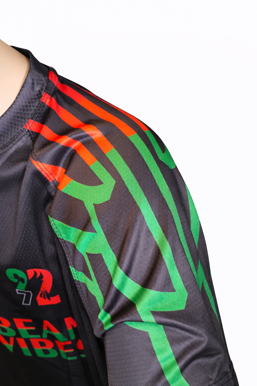 Exclusivité Maillot Football Martinique Rouge Vert Noir