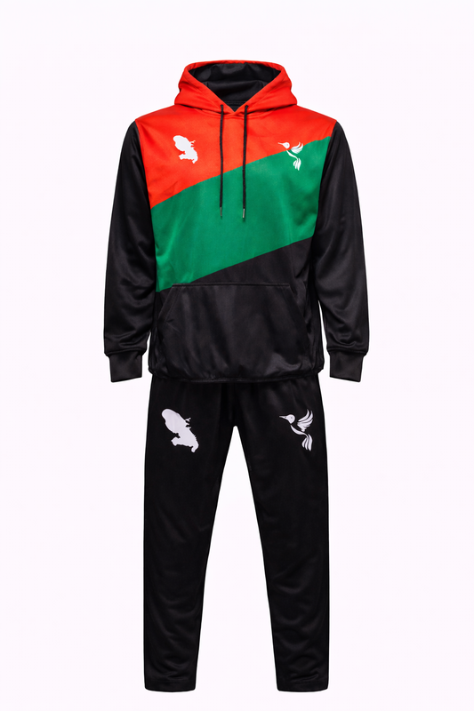 Ensemble Survêtement Martinique rouge vert noir