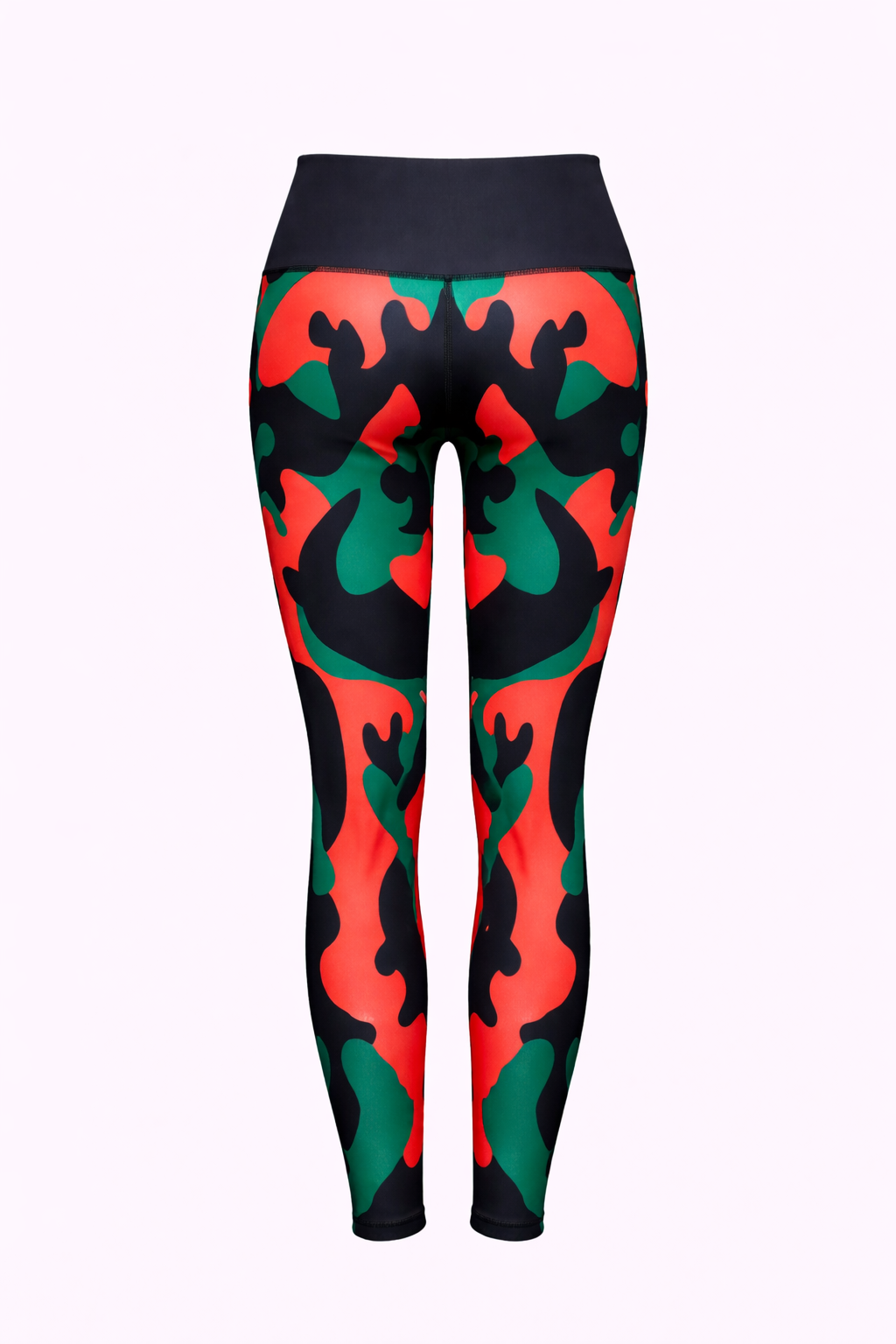 Legging Femme Martinique rouge vert noir