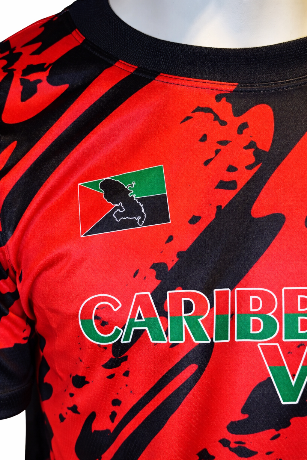 Maillot Martinique Rouge Camouflage