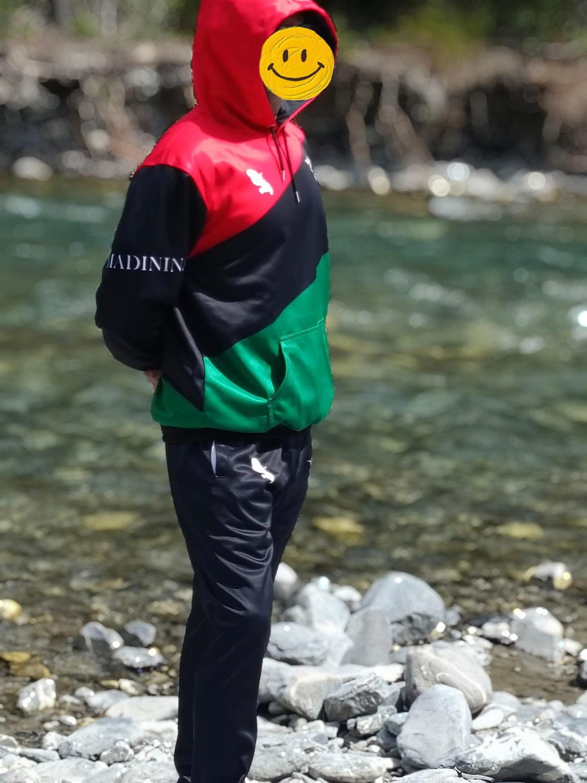 Ensemble Survêtement Martinique rouge vert noir