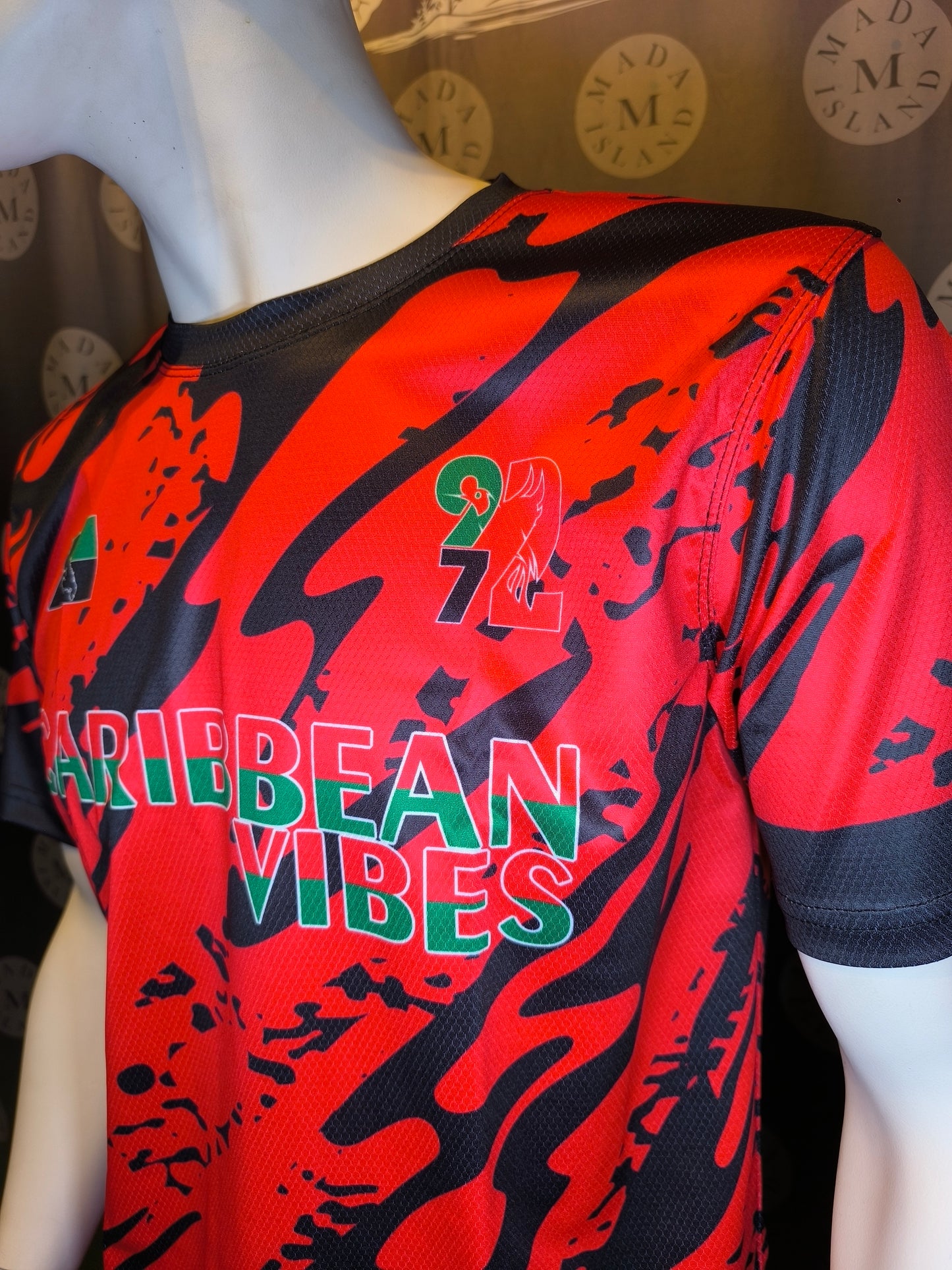 Maillot Martinique Rouge Camouflage