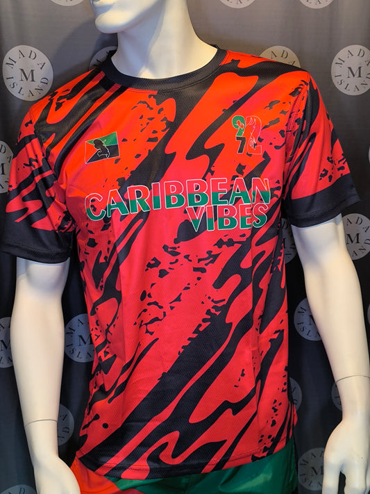 Maillot Martinique Rouge Camouflage