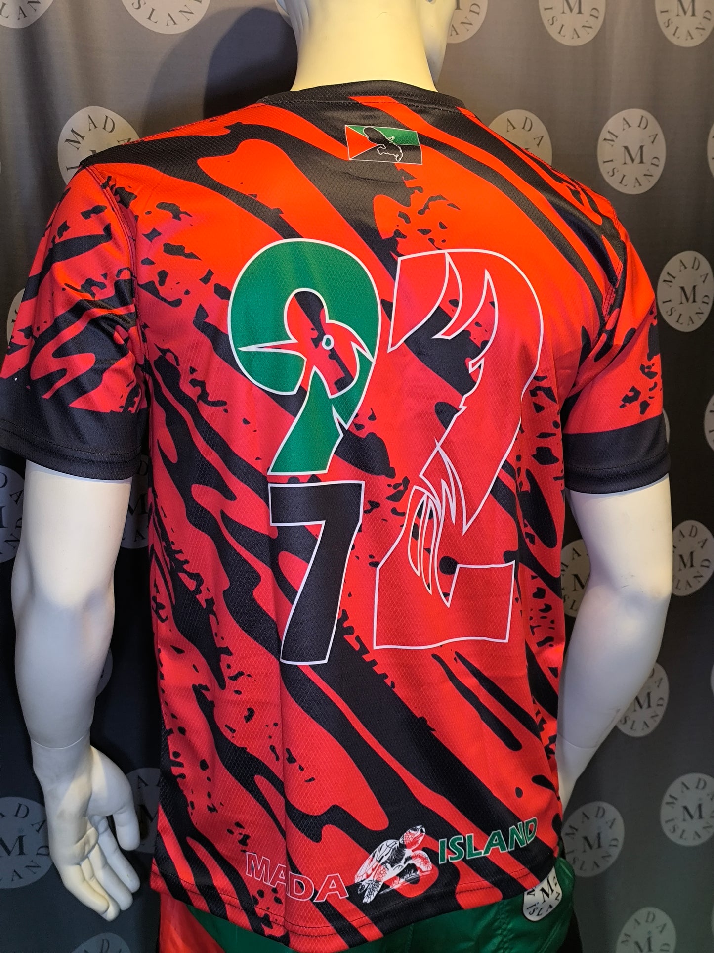 Maillot Martinique Rouge Camouflage