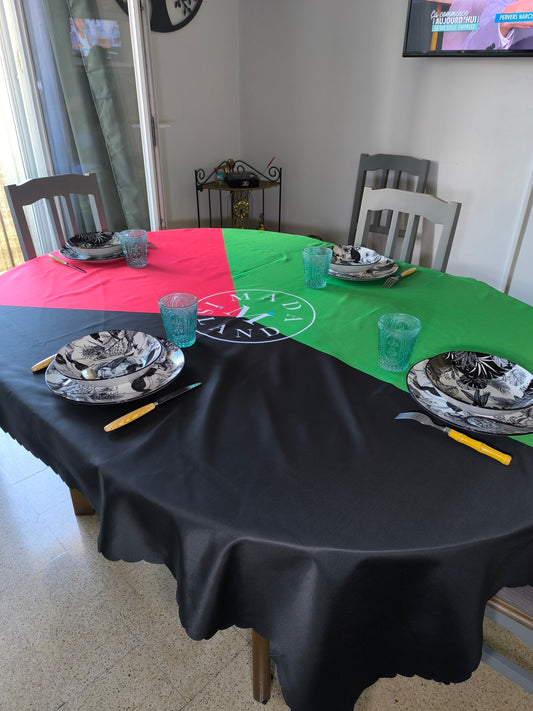 Nappe ronde et rectangulaire Drapeau Martinique