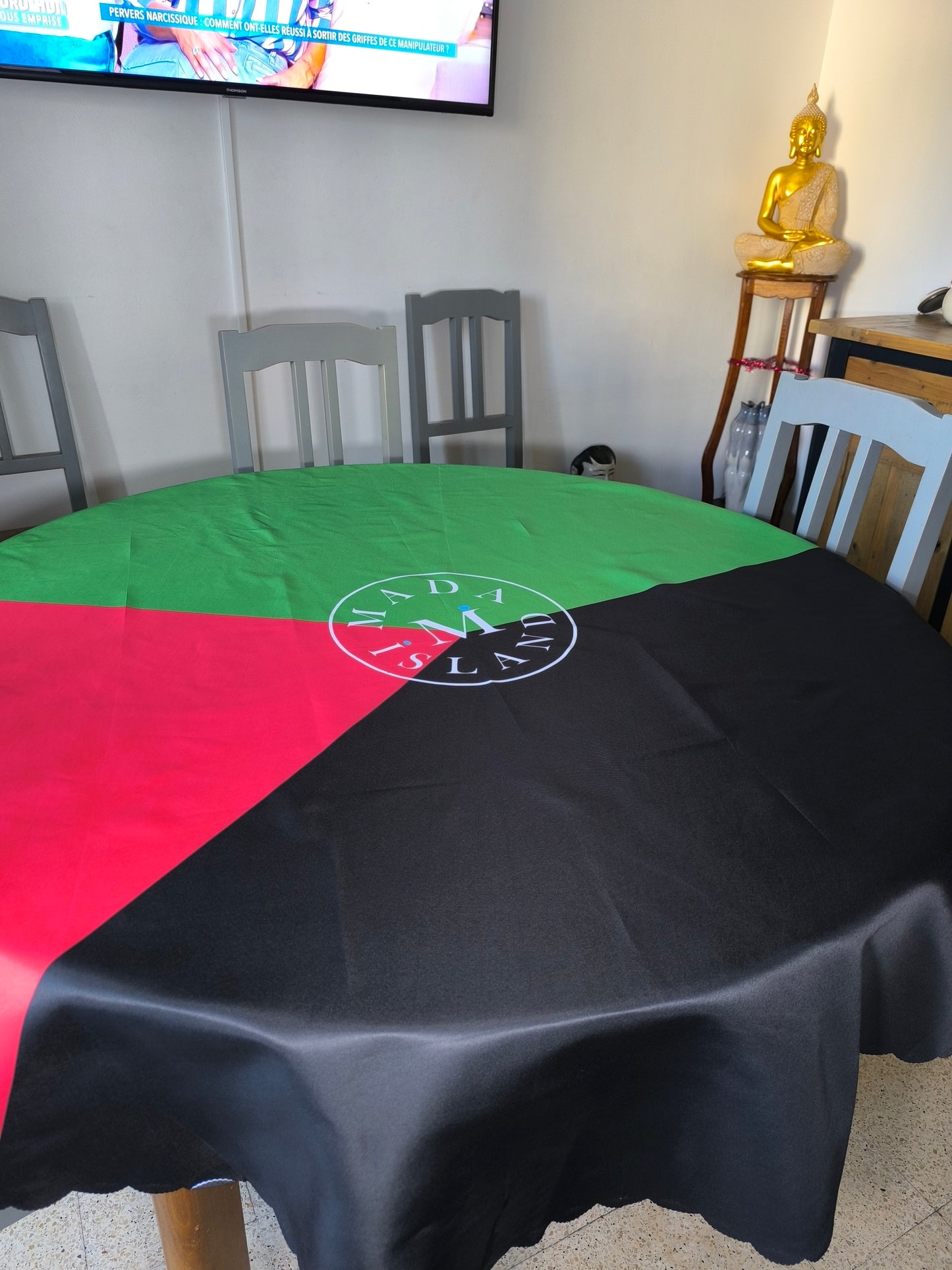 Nappe ronde et rectangulaire Drapeau Martinique