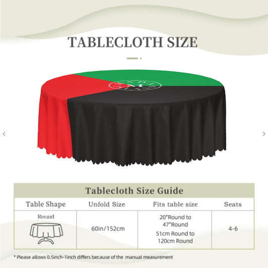 Nappe ronde et rectangulaire Drapeau Martinique